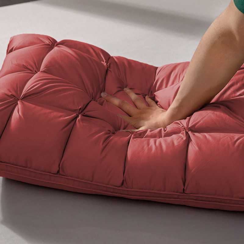 Pack Of 2 Pintuck Pillow - Maroon