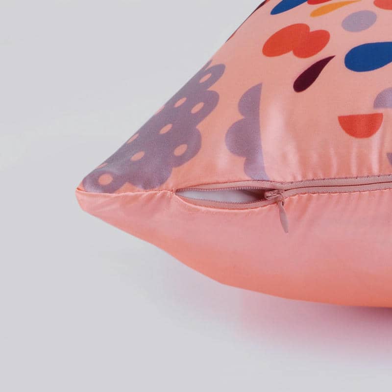 Digital Printed Silk Cushion Cover - 2Pcs