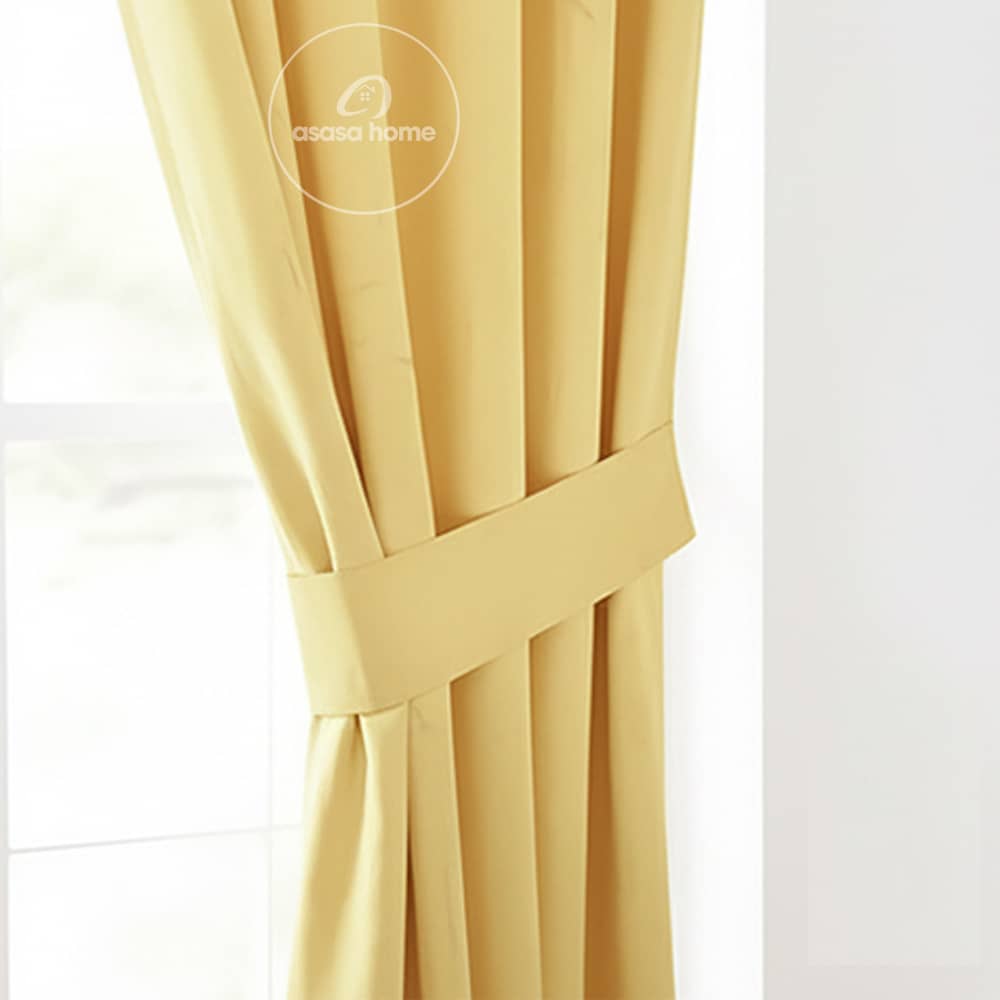 2 Pieces Luxury Floral Velvet Curtains Golden