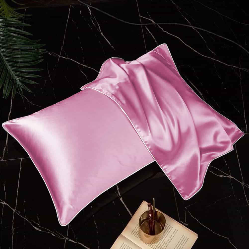 Pack of 2 Shamoz Silk Pillow Case - Pink