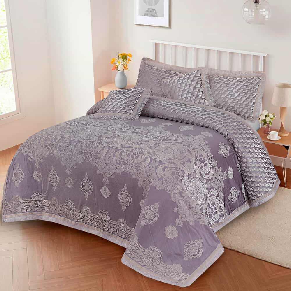 Fancy bridal Palachi Bed Sheet Set 5 Pcs -AS111