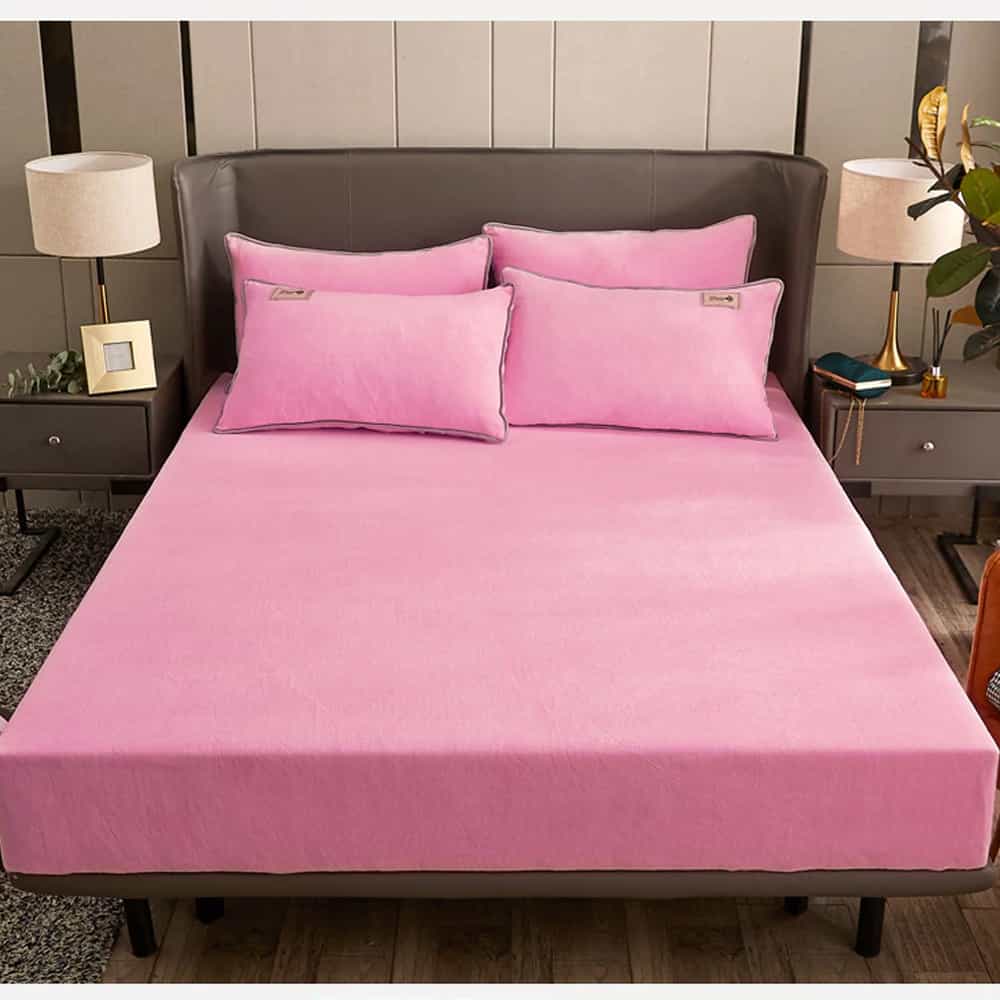Velvet spread Sheet - Pink