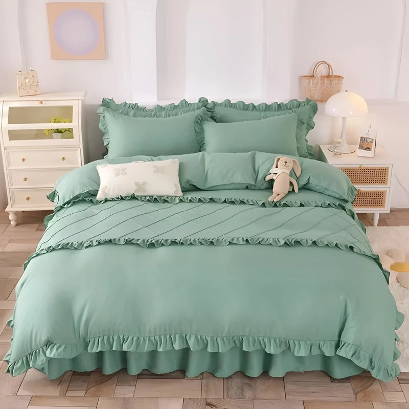 Premium Duvet Set _ Sea Green