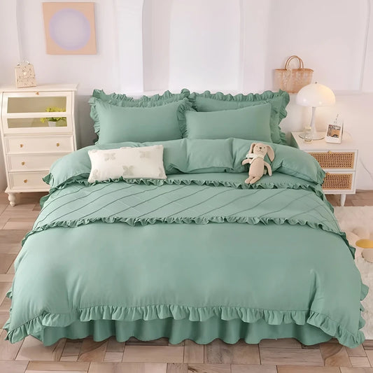 Premium Duvet Set _ Sea Green