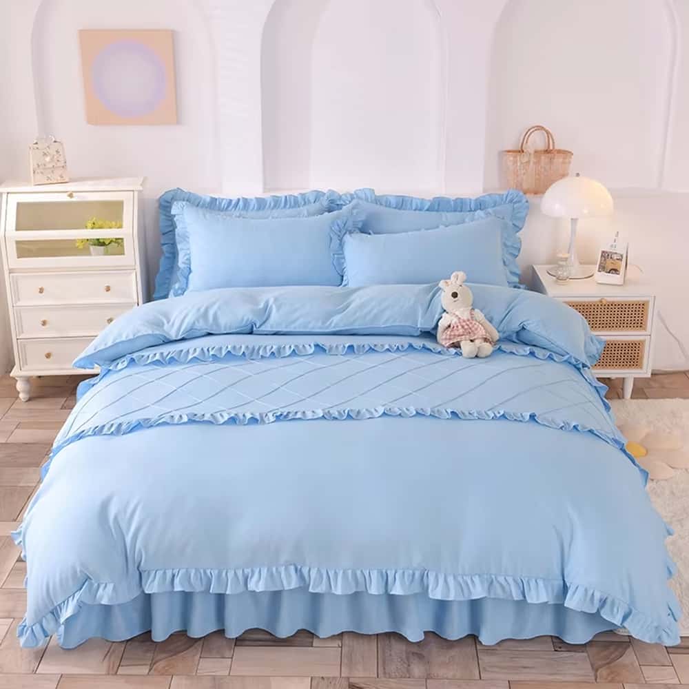 Premium Duvet Set _ Sky Blue
