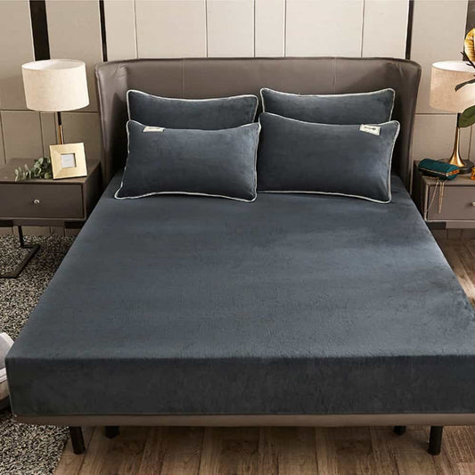 Velvet spread Sheet - Dark Grey