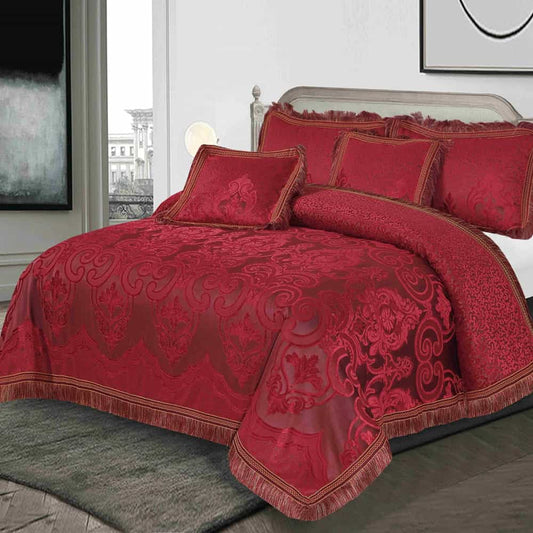 Fancy bridal Palachi Bed Sheet Set 5 Pcs-AS102