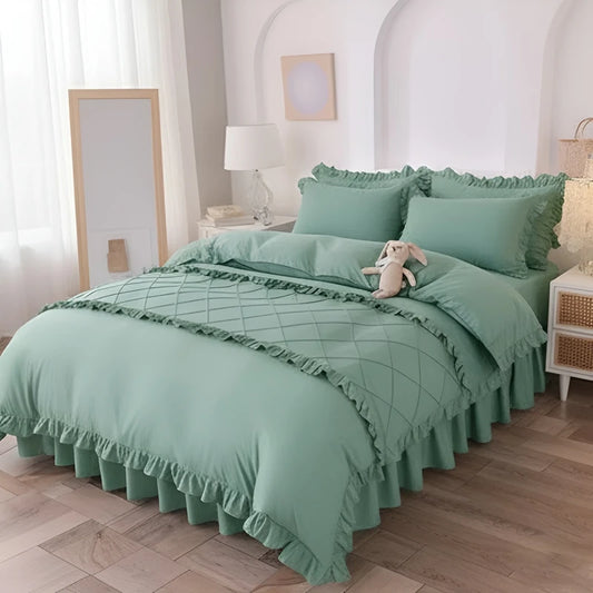 Premium Duvet Set _ Sea Green