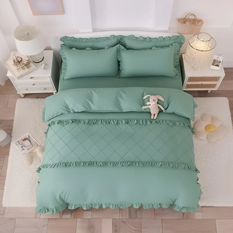 Premium Duvet Set _ Sea Green
