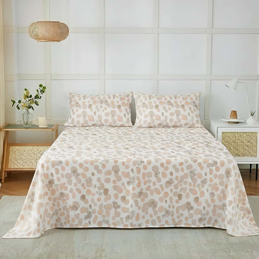 3Pcs Printed Bedsheet - PB127