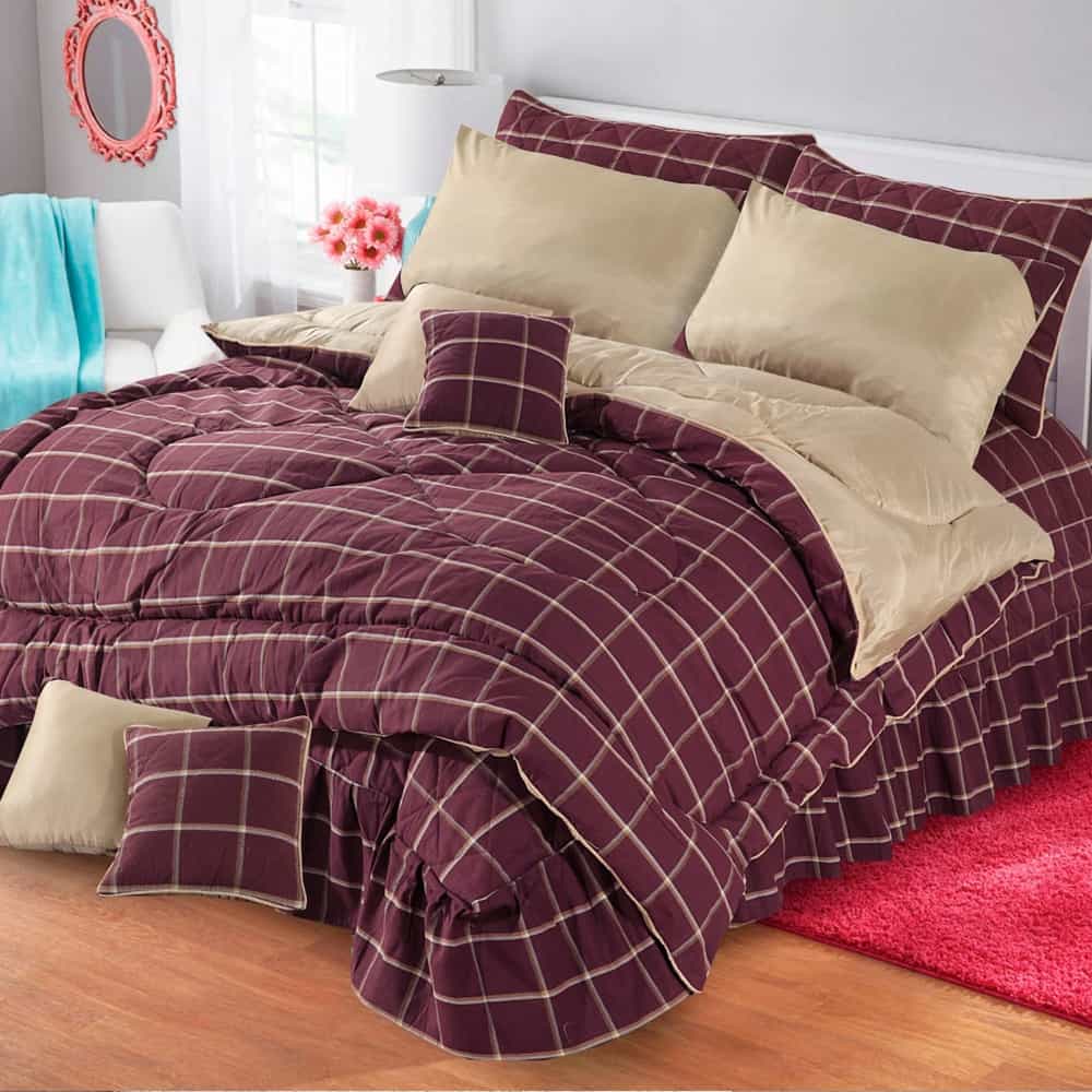 Royal Twist 10 Pieces Comforter Set - AH014