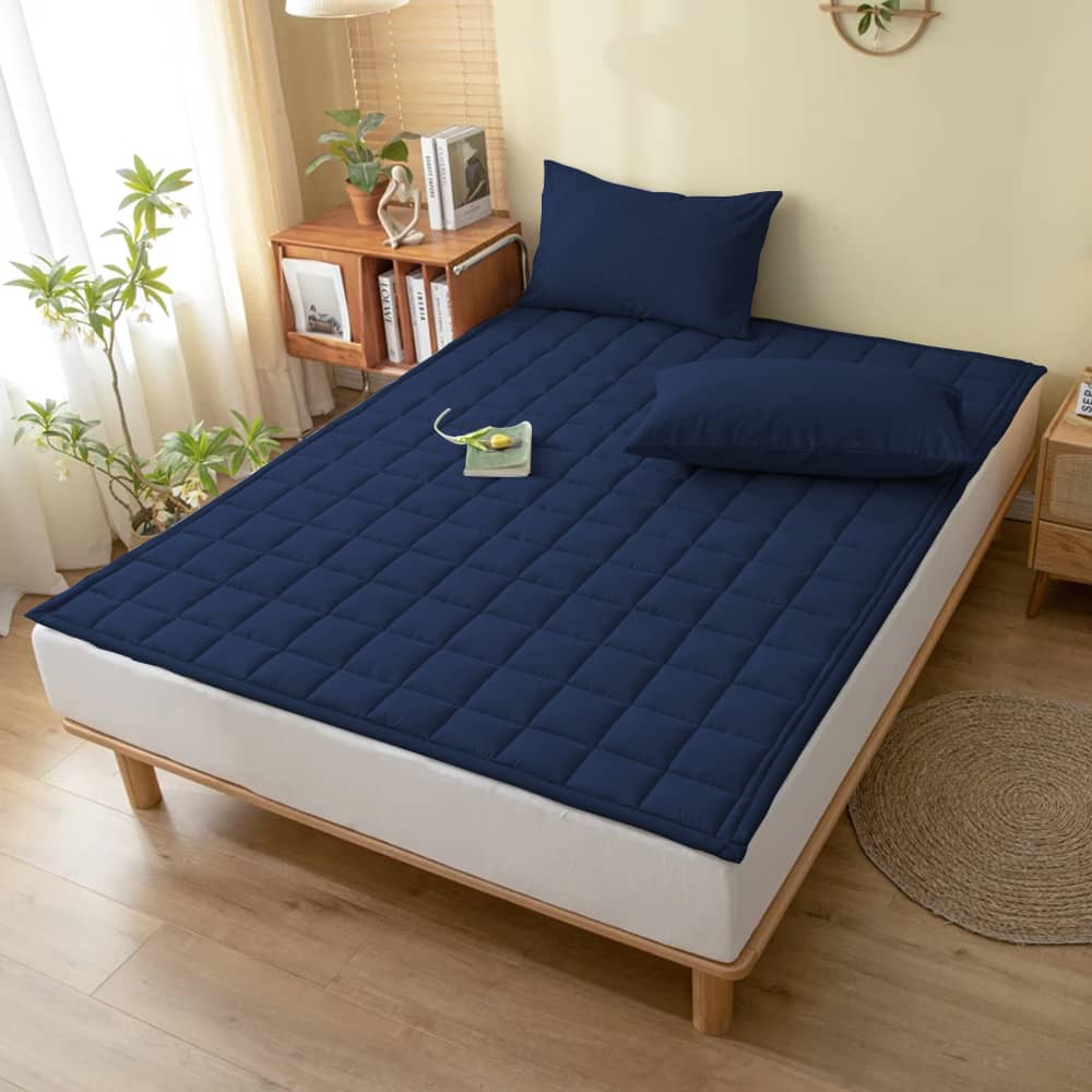 Cozy Cloud Mattress Pad – Blue