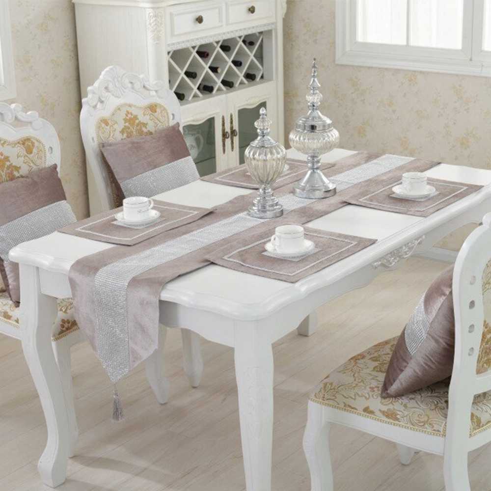 Silk Table Runner Pink