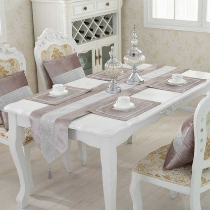 Silk Table Runner Pink