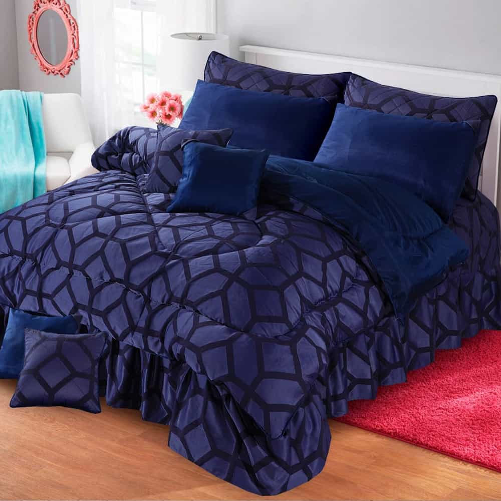 Royal Twist 14 Pieces Comforter Set - AH018