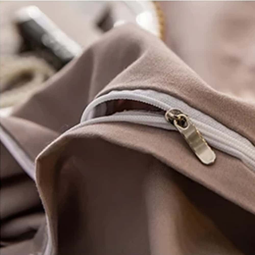 Egyption Embroidery Duvet Set - Beige