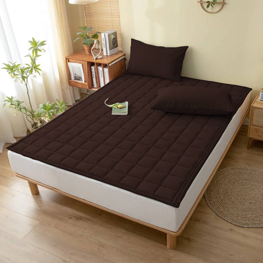 Cozy Cloud Mattress Pad – Brown