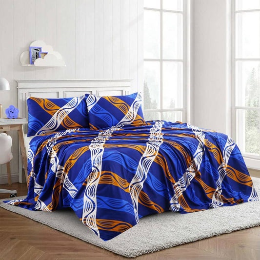 3Pcs Printed Bedsheet - PB114