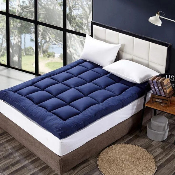 Luxury Premium Mattress Topper - Blue