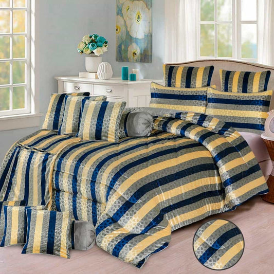 Royal Twist 14 Pieces Comforter Set - AH025