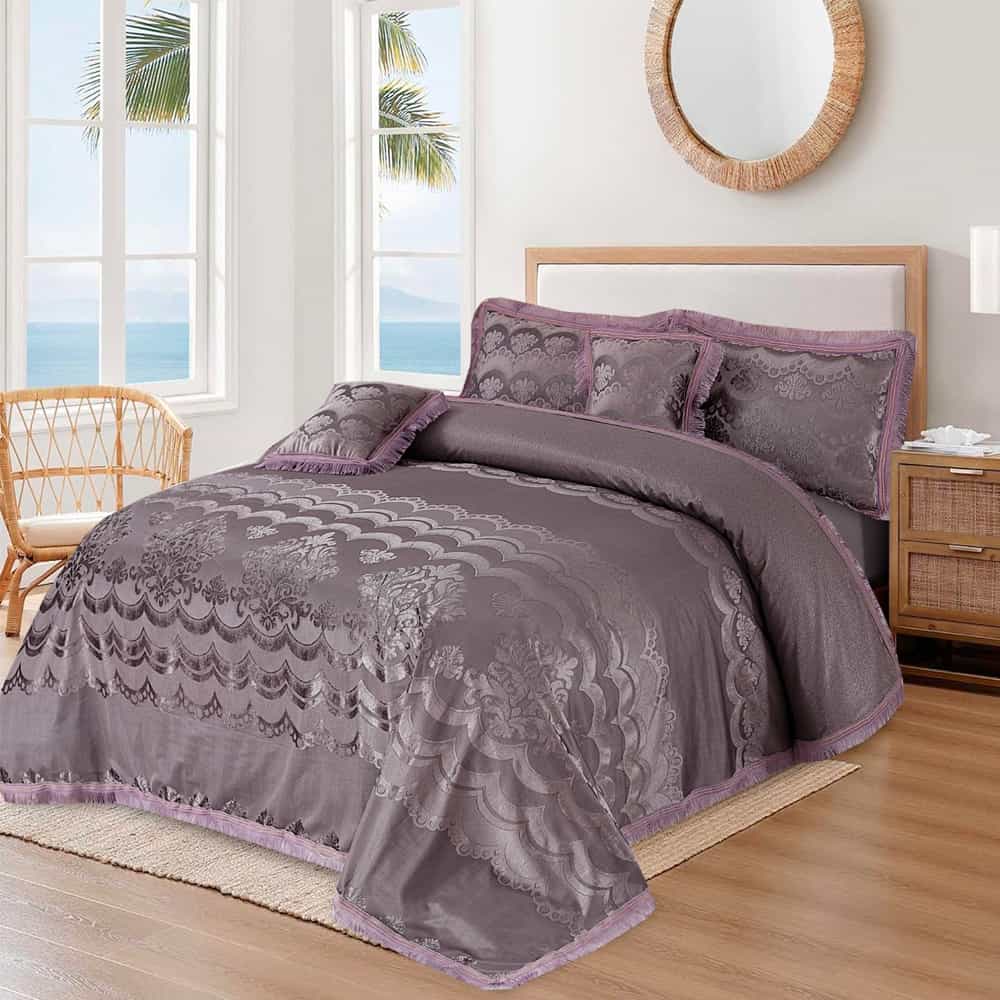 Fancy bridal Palachi Bed Sheet Set 5 Pcs-AS112
