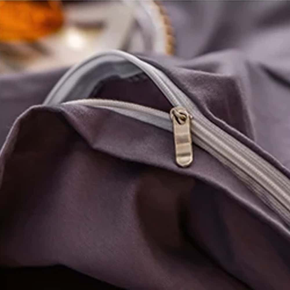 Egyption Embroidery Duvet Set - Mauve