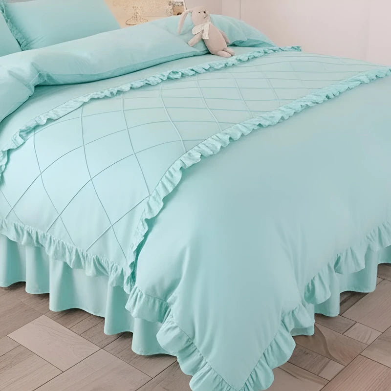 Premium Duvet Set _ Cyan