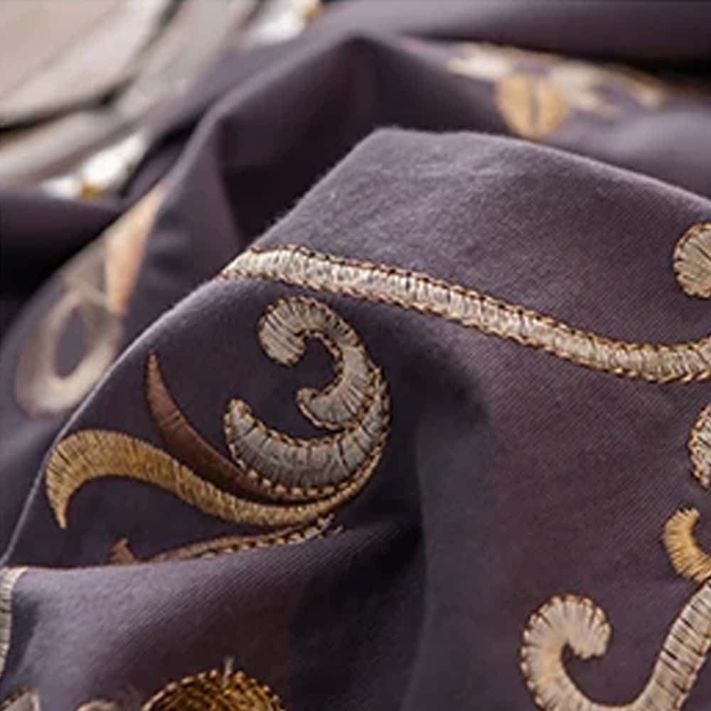 Egyption Embroidery Duvet Set - Mauve