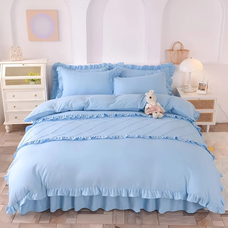 Premium Duvet Set _ Sky Blue