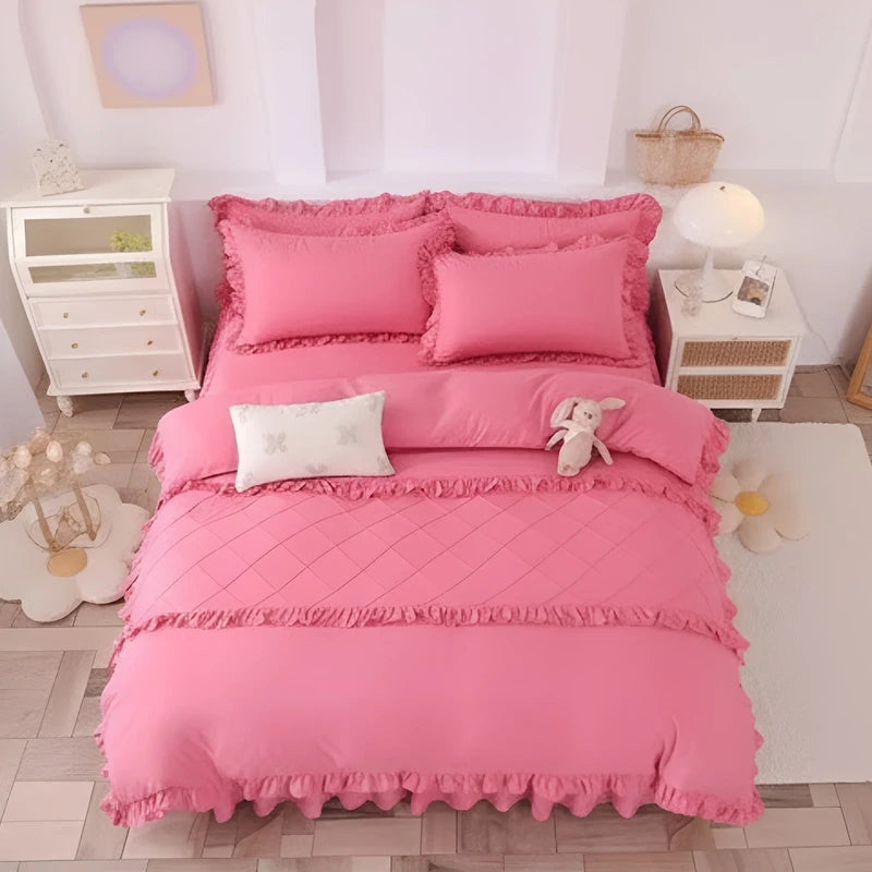 Premium Duvet Set _ Pink