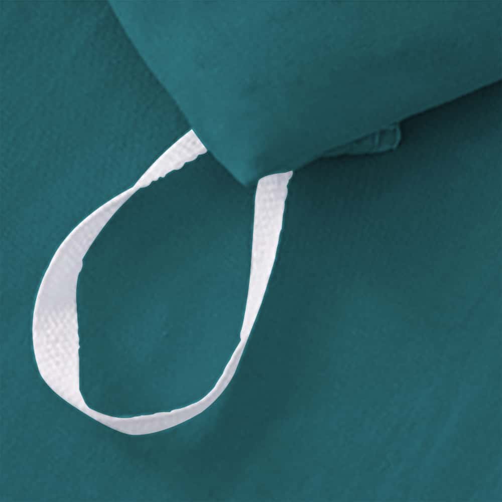 Luxury Ruffle Duvet Set 8 Pieces - Teal
