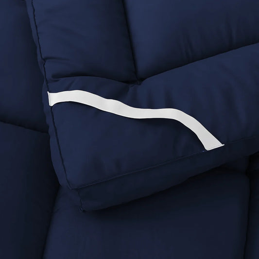 Luxury Premium Mattress Topper - Blue