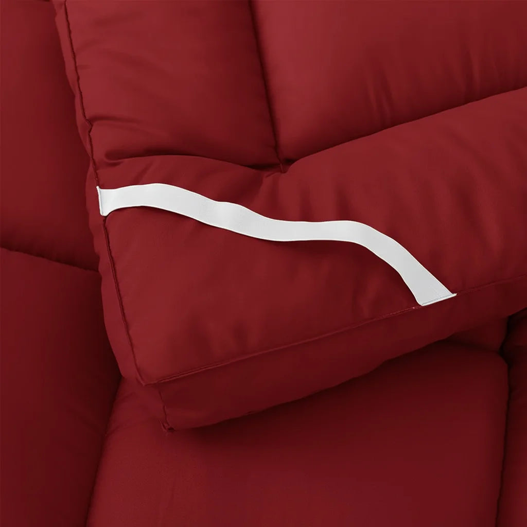 Luxury Mattress Topper - Maroon