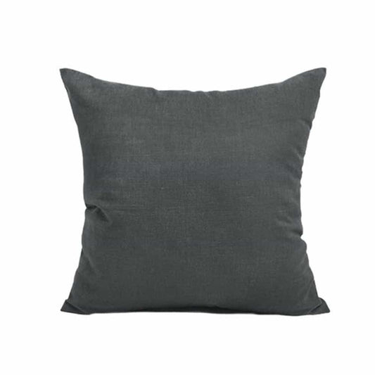 Pack of 2 of Plain Dyed Cushions - Dark Grey