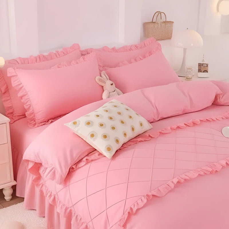 Premium Duvet Set _ Light Pink