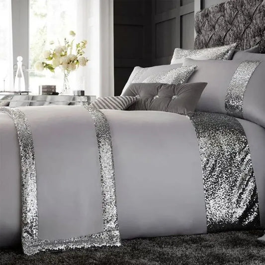 Elegant Look Bridal Quilt Set - 12 Pieces Set with Free Quilt Filling