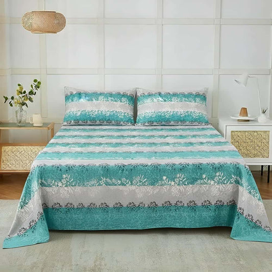 3Pcs Printed Bedsheet - PB122