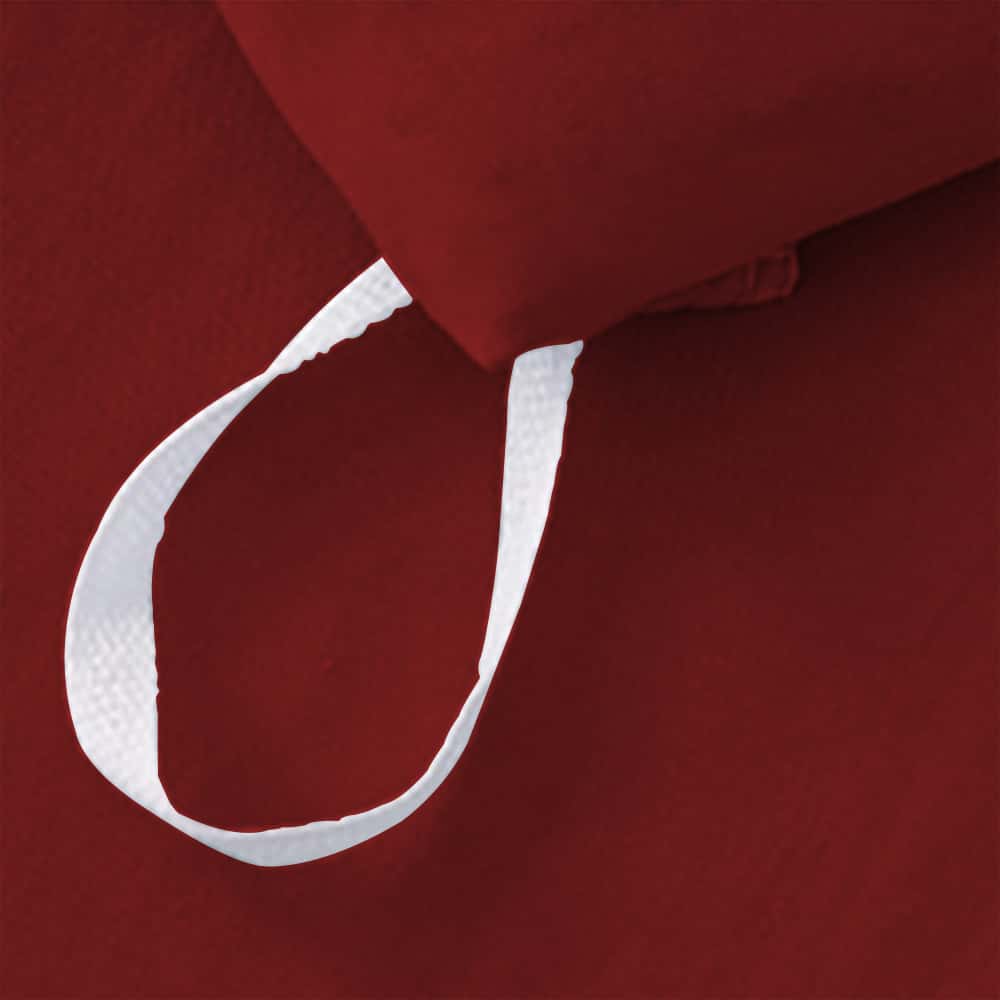 Luxury Ruffle Duvet Set 8 Pieces - Red