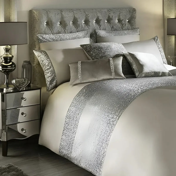 Elegant Look Beige Bridal Quilt Set - With Free Quilt Filling