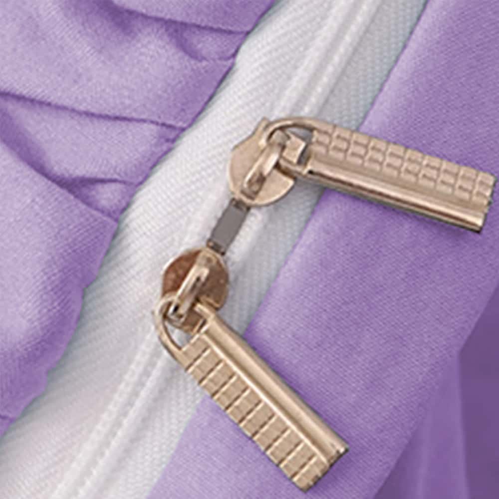 Luxury Ruffle Duvet Set 8 Pieces - Mauve