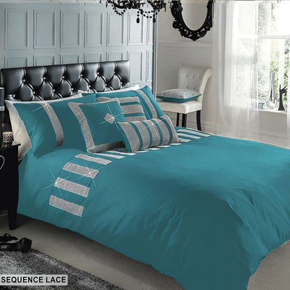 Sequence Lace Duvet Cover Set – Ferozi