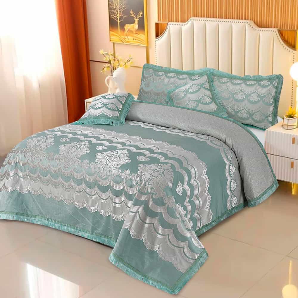 Fancy bridal Palachi Bed Sheet Set 5 Pcs -AS109
