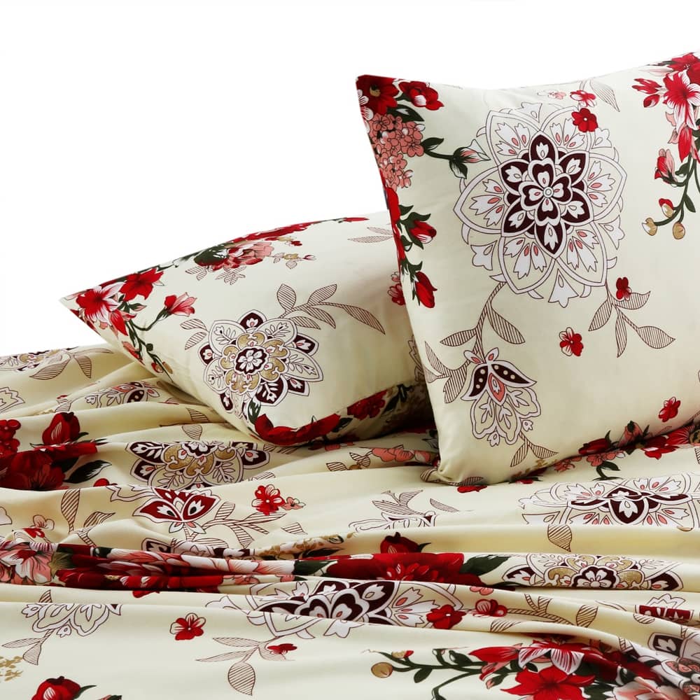 3Pcs Printed Bedsheet - PB101