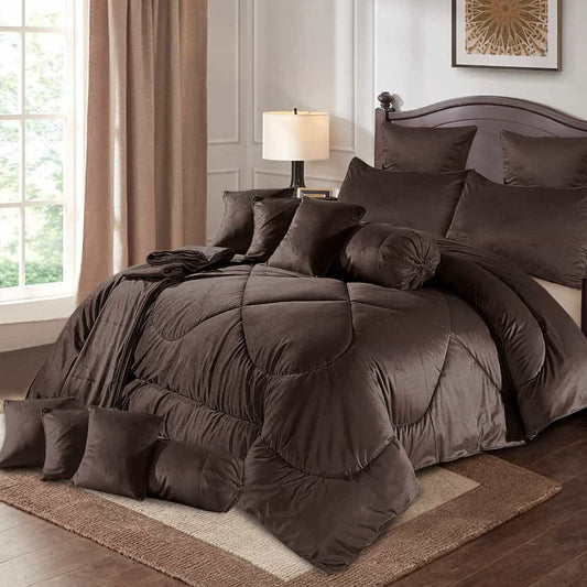 Royal Twist 14 Pieces Comforter Set - AH021