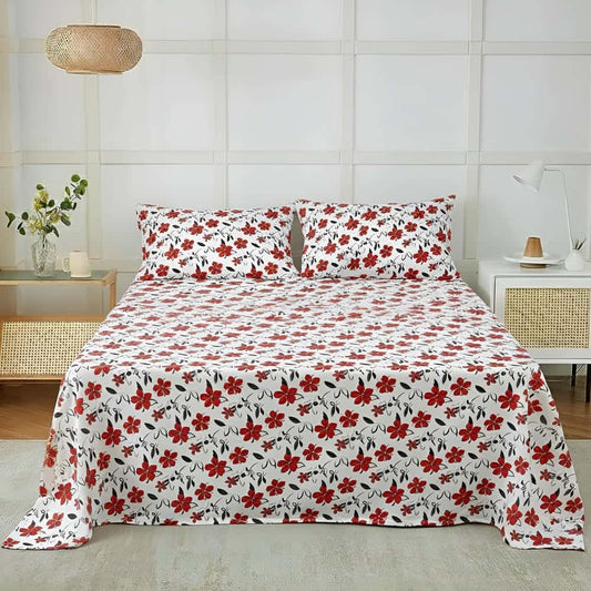 3Pcs Printed Bedsheet - PB123