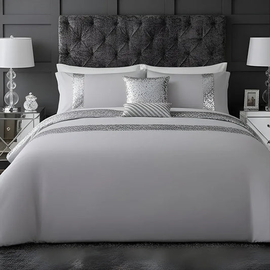 Elegant Look Bridal Quilt Set - 12 Pieces Set with Free Quilt Filling