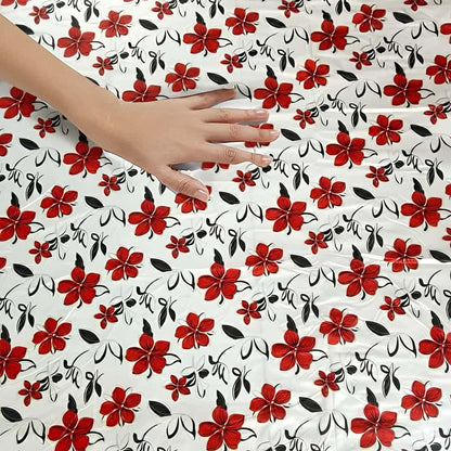 3Pcs Printed Bedsheet - PB123