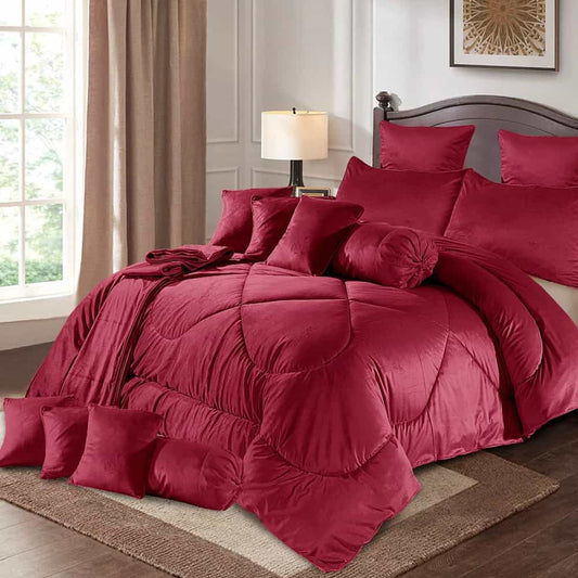 Royal Twist 14 Pieces Comforter Set - AH022