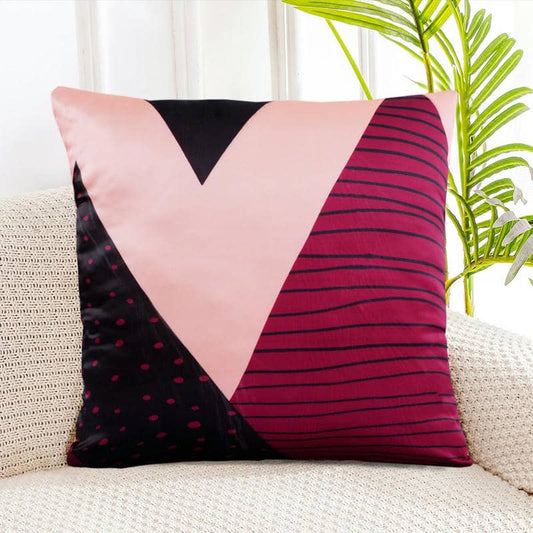 Digital Printed Silk Cushion Cover - 2Pcs
