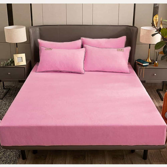 Velvet spread Sheet - Pink